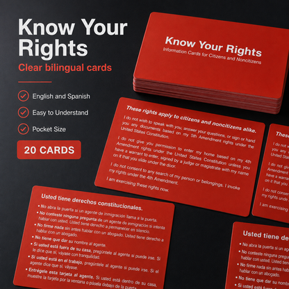Know Your Rights Cards