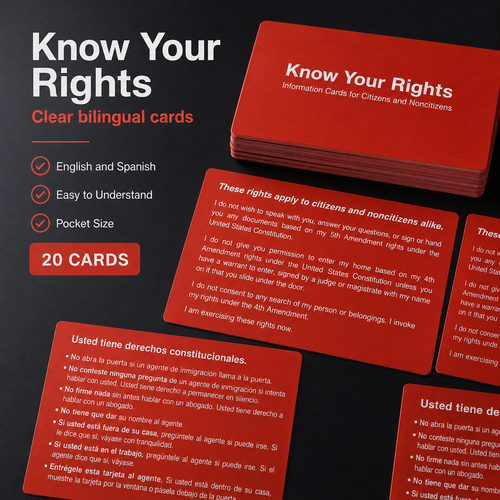 Know Your Rights Cards
