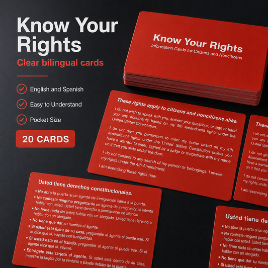 Know Your Rights Cards