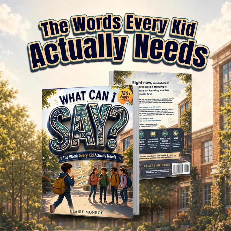 What Can I Say? Paperback Children's Social Skills Book