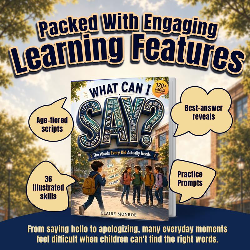 What Can I Say? Paperback Children's Social Skills Book
