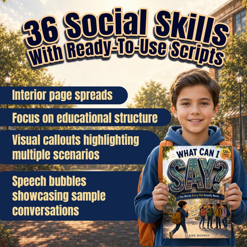What Can I Say? Paperback Children's Social Skills Book