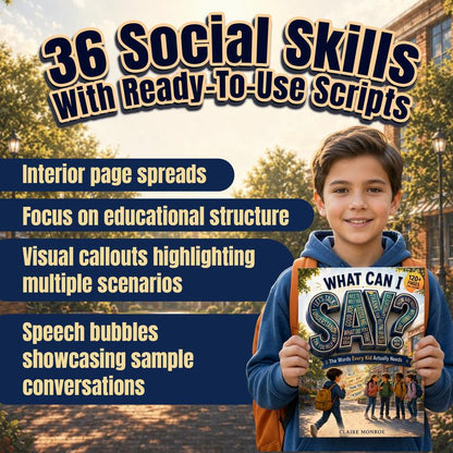 What Can I Say? Paperback Children's Social Skills Book
