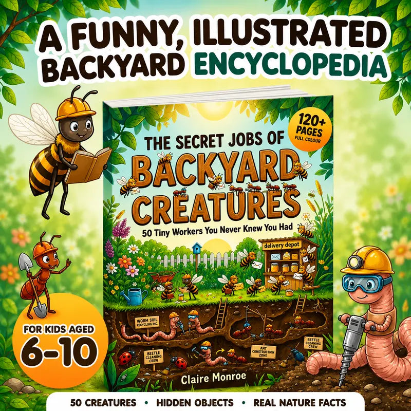 The Secret Jobs of Backyard Creatures for Kids