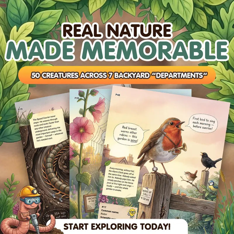 The Secret Jobs of Backyard Creatures for Kids