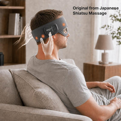 Heated Air-Compression Head Massager